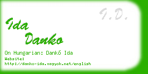 ida danko business card